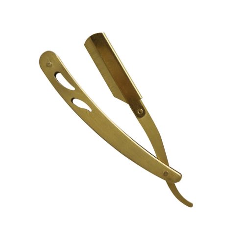 Retro manual razor for shaving and trimming eyebrows