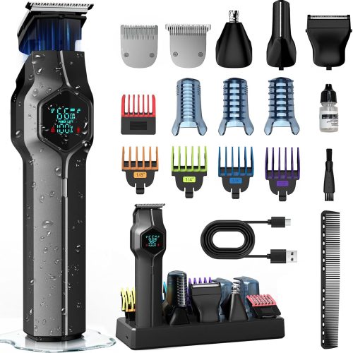 Magnetic Head IPX7 Waterproof Electric Hair Clipper