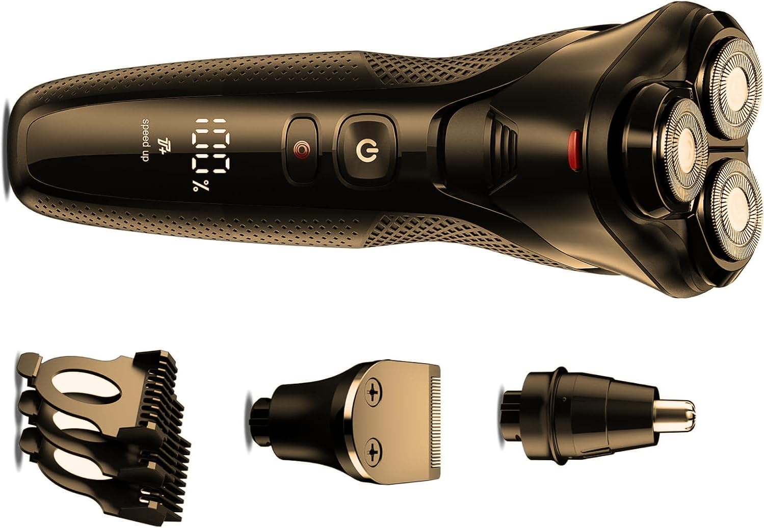 3-in-1 Waterproof 4D Floating Electric Shaver