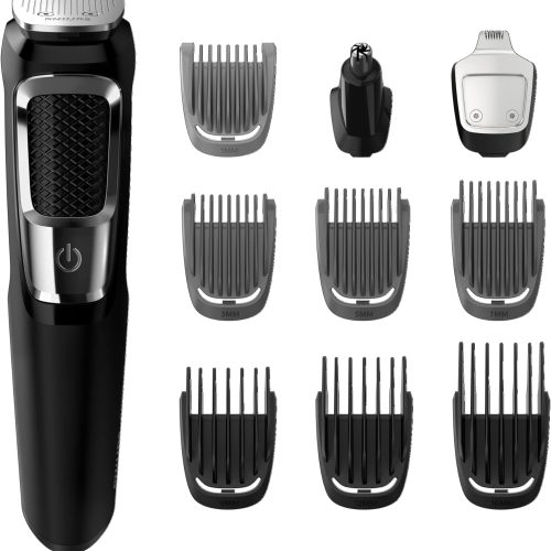 10-Accessories Lithium-Battery Electric Shaver Set