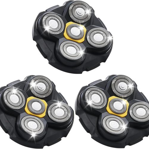3-Pack Titanium Shaver Replacement Head